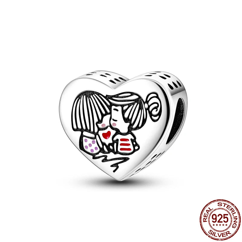 stylish sterling silver bracelet charms