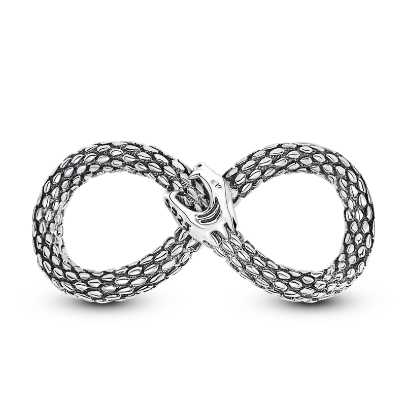 Inlaid Zircon Charm Beads 925 Sterling Silver Color Love Heart Snake Dangle Fit Original Bangle Bracelet Charms Pendant Jewelry