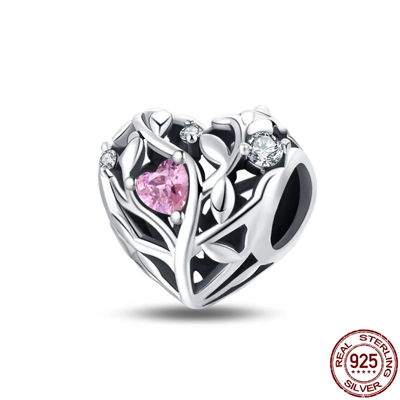 stylish sterling silver bracelet charms