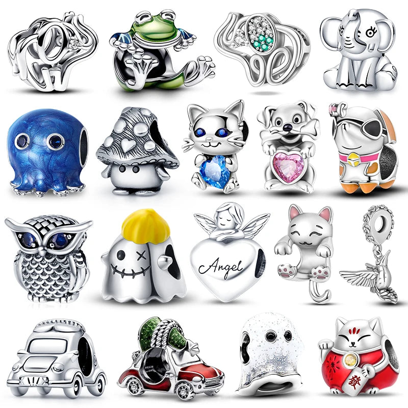 stylish sterling silver bracelet charms