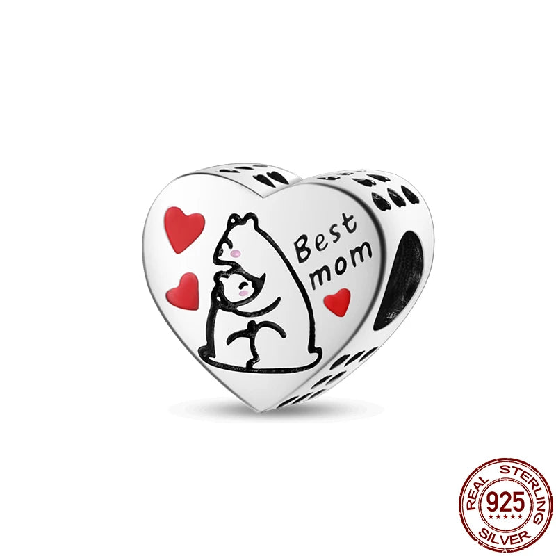 stylish sterling silver bracelet charms